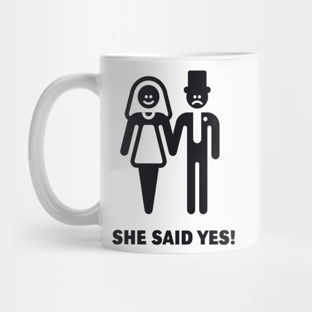 She said yes! (Wedding / Marriage / Black) by MrFaulbaum